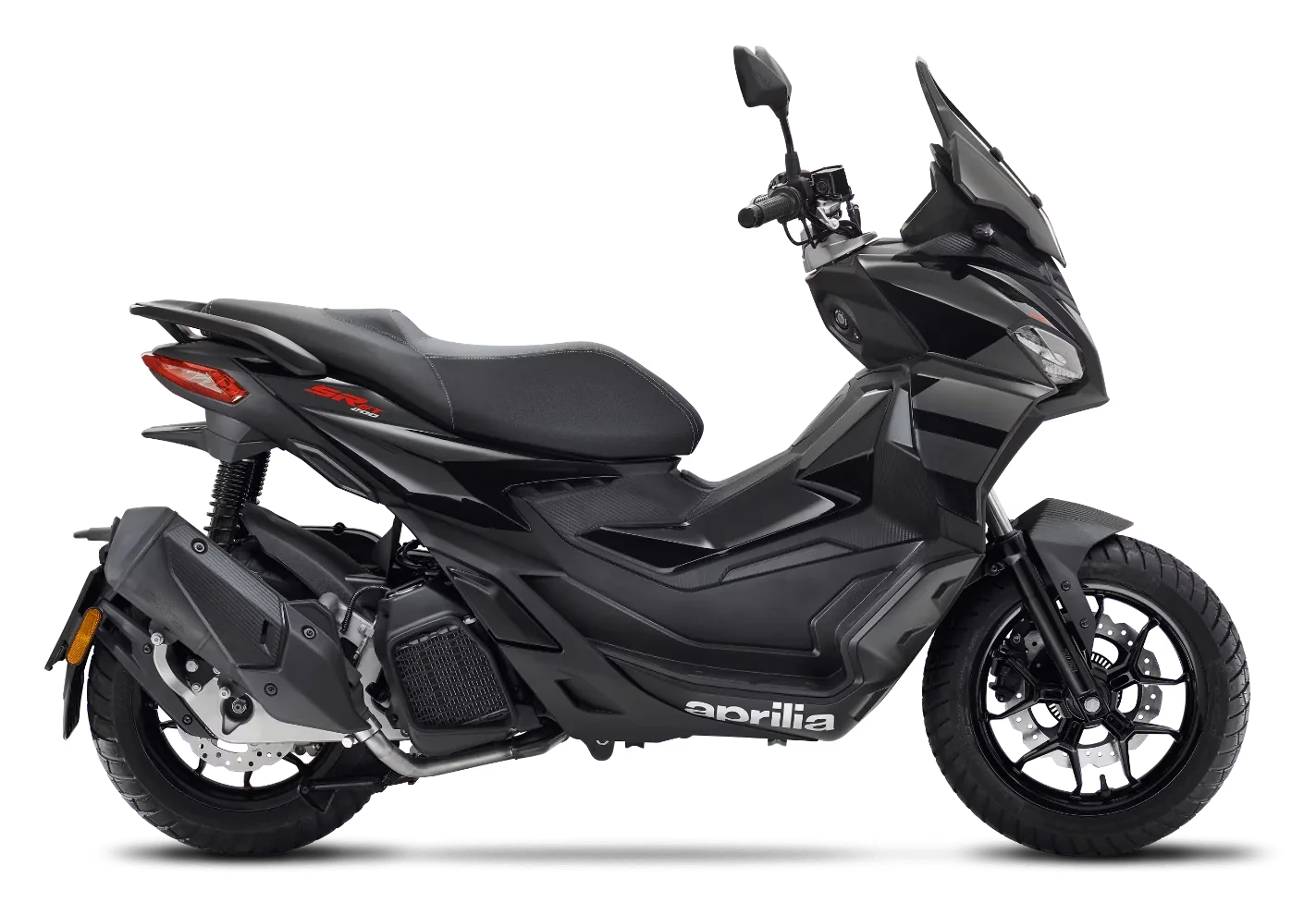 Aprilia SR GT 125 in Opalescent Light, zijaanzicht