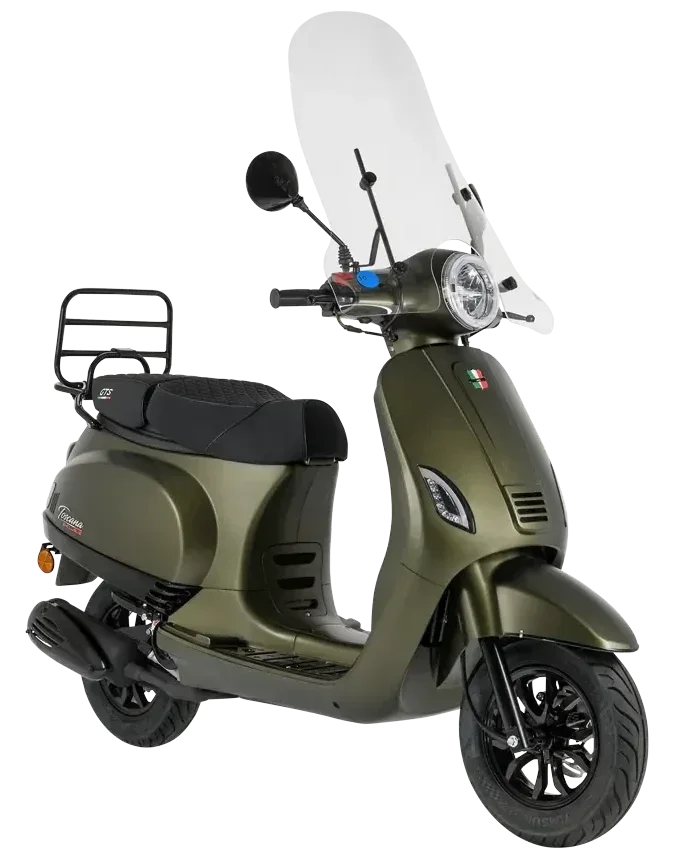 GTS Toscana Exclusive in Matt Dark Olive Green met windscherm