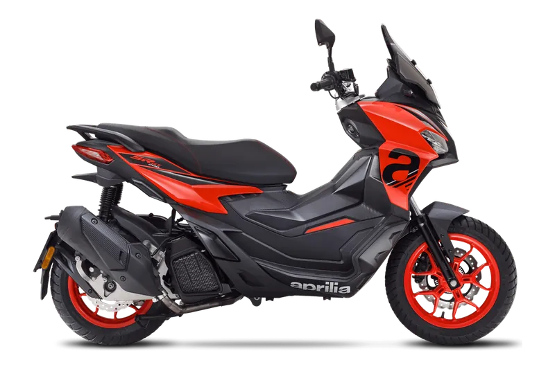 Aprilia SR GT 125 in Sport: Red Raceway