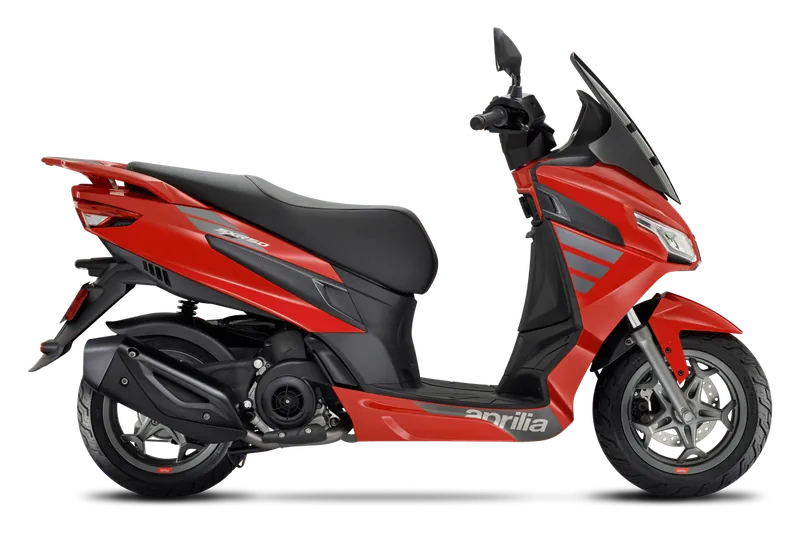 Aprilia SXR 50 in Sport: Power Red