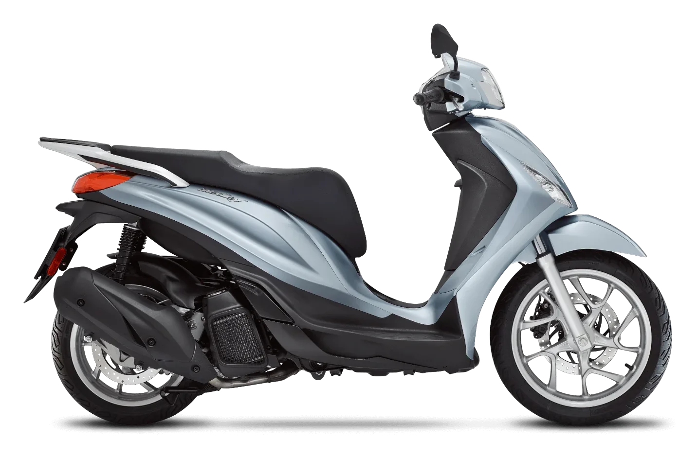Piaggio Medley 125 in Grigio Astrale, zijaanzicht